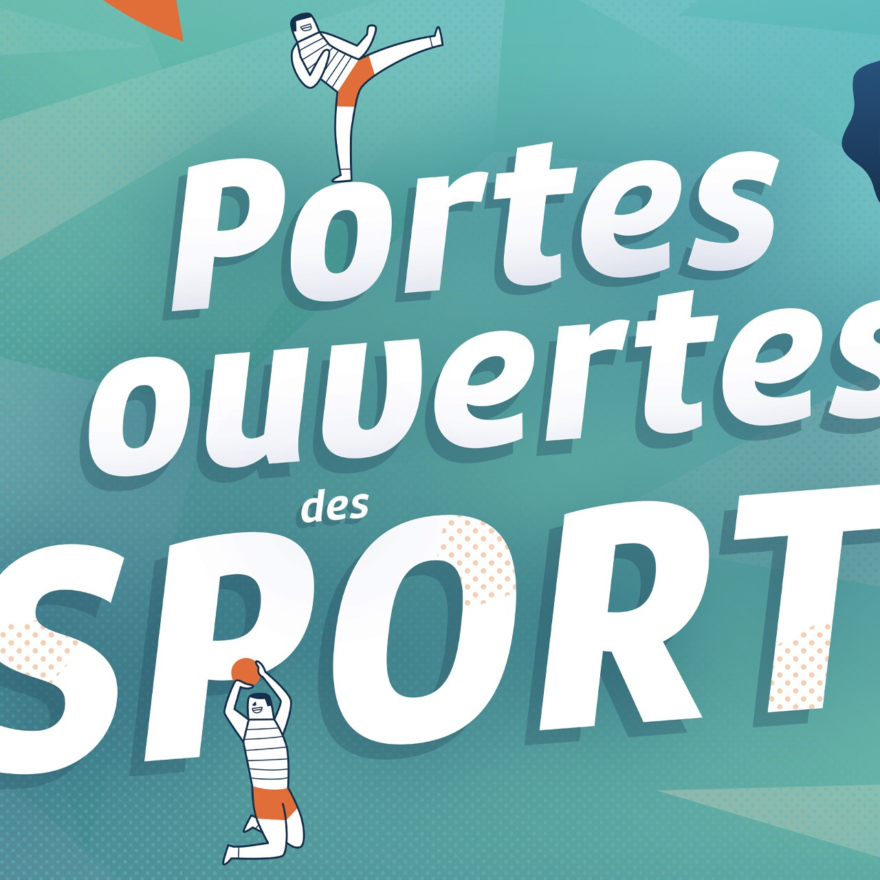 Ville de Brest, Portes ouvertes des sports, Forum des associations sportives, affiche 2m2, annonce-presse, zoom
