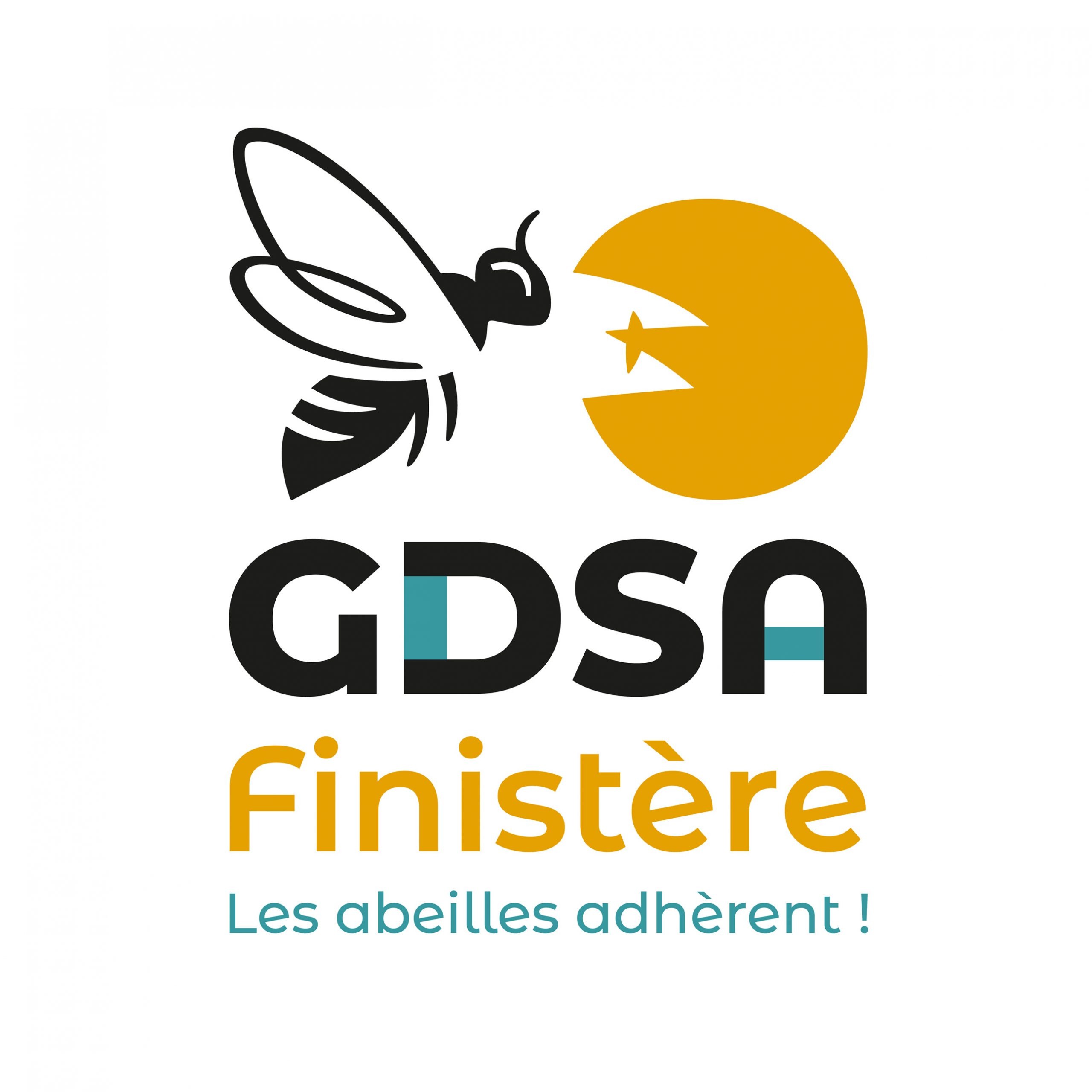 groupement de défense sanitaire des abeilles du Finistère, logo, charte graphique, identité visuelle, abeille, apiculture